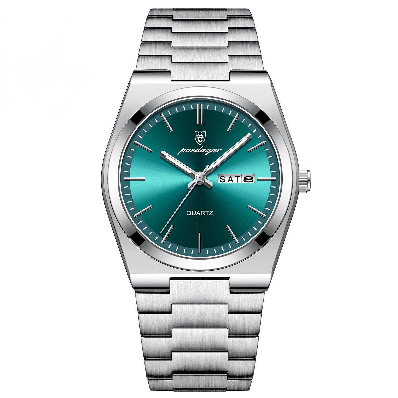 Alexis Stainless Wristwatch - Silver/Green-2