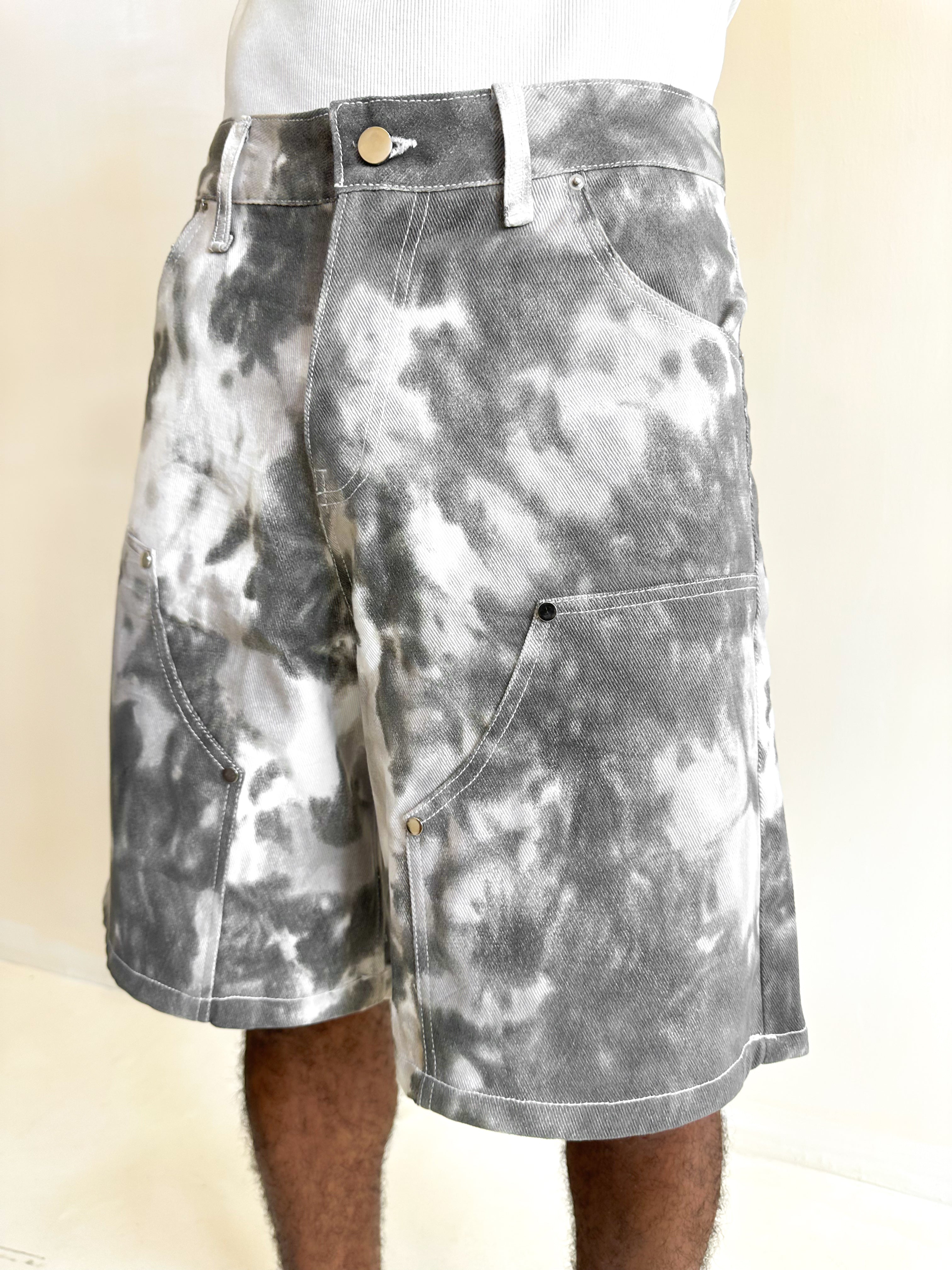 Charlie Oil Splash Carpenter Baggy Denim Jorts (Shorts)