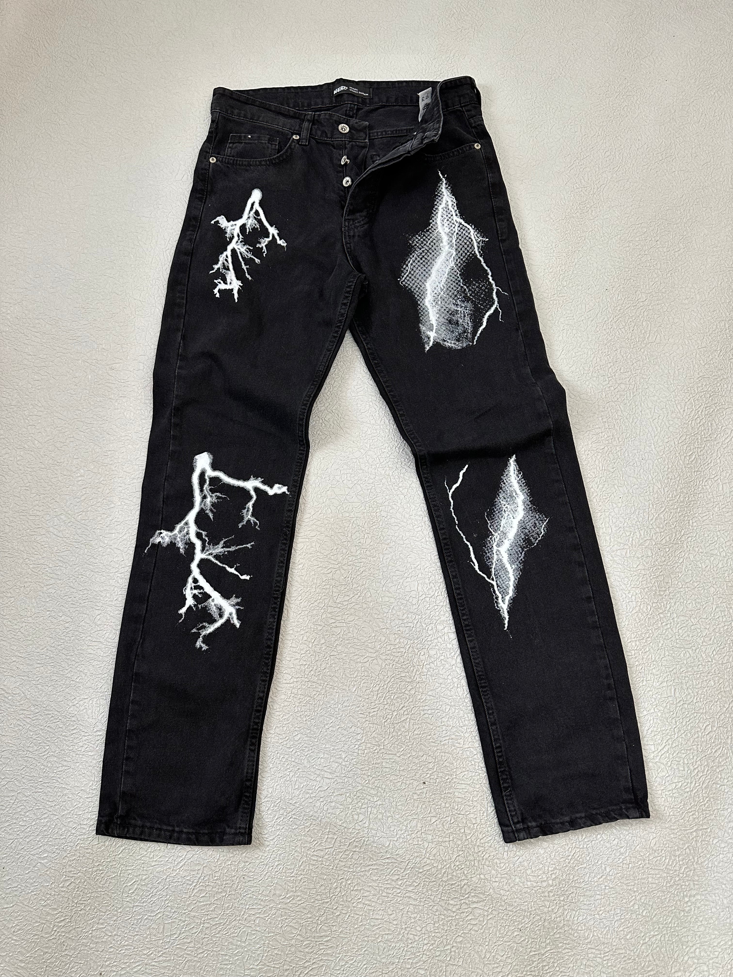 Chevelle Thunderbolt Relaxed Baggy Boyfriend Jeans-14