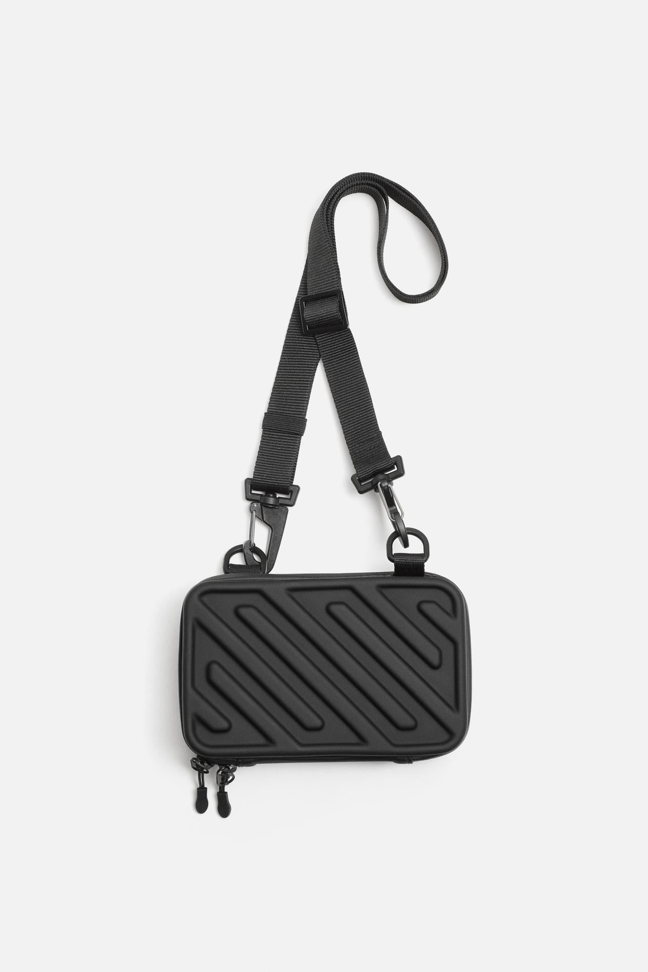 Arnold Rigid Crossbody Bag - Black