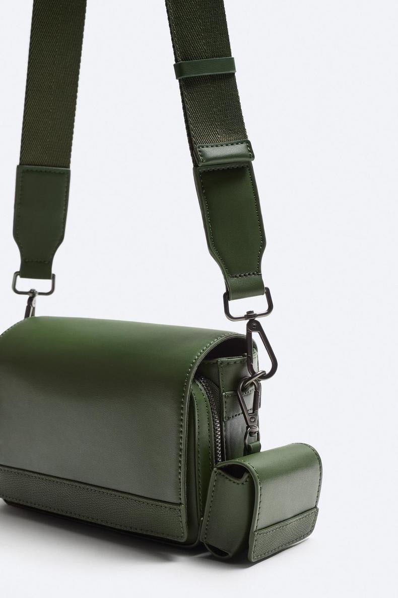 Alexis Crossbody Bag - Olive Green-4
