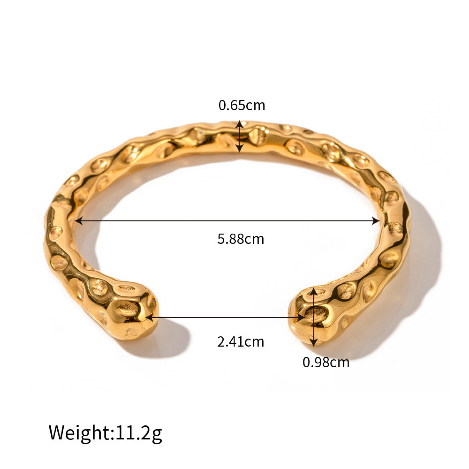 Casey 18K Titanium Stainless Steel Bracelet - Gold