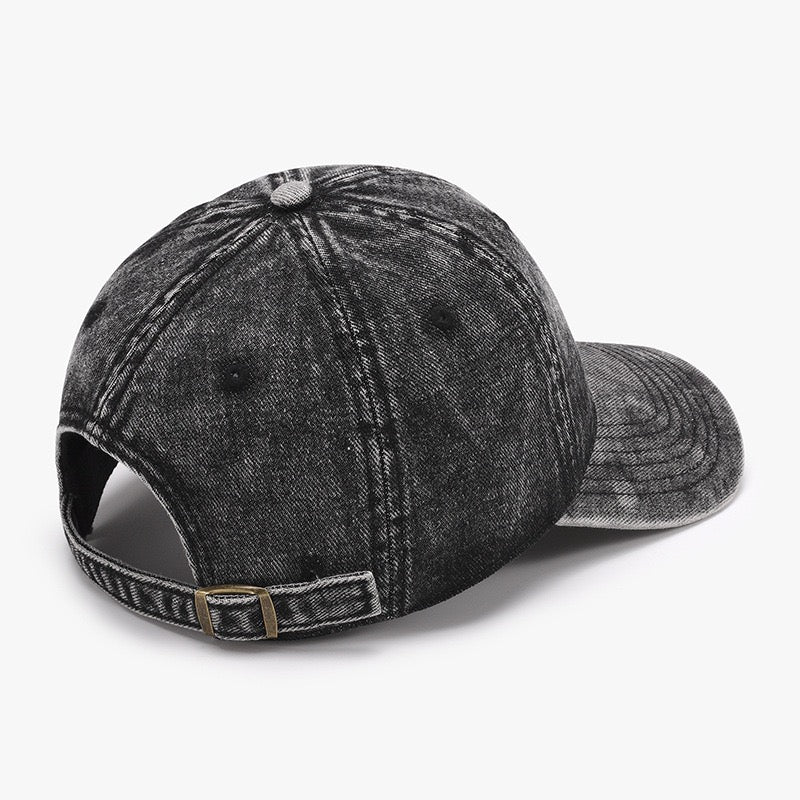 Austin Washed Denim Baseball Cap (96GSM)