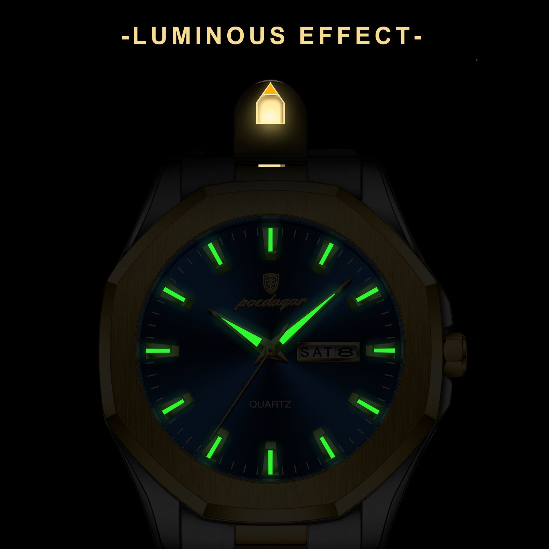 Aleah Stainless Wristwatch - Silver/Black