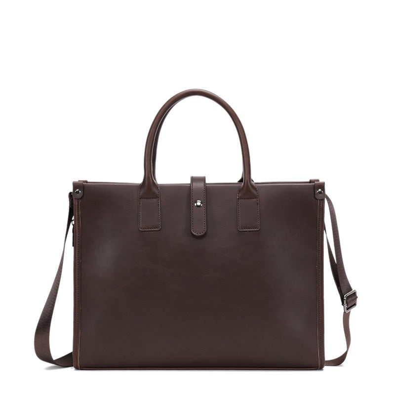 Aleah Satchel (Laptop) Bag - Brown-3