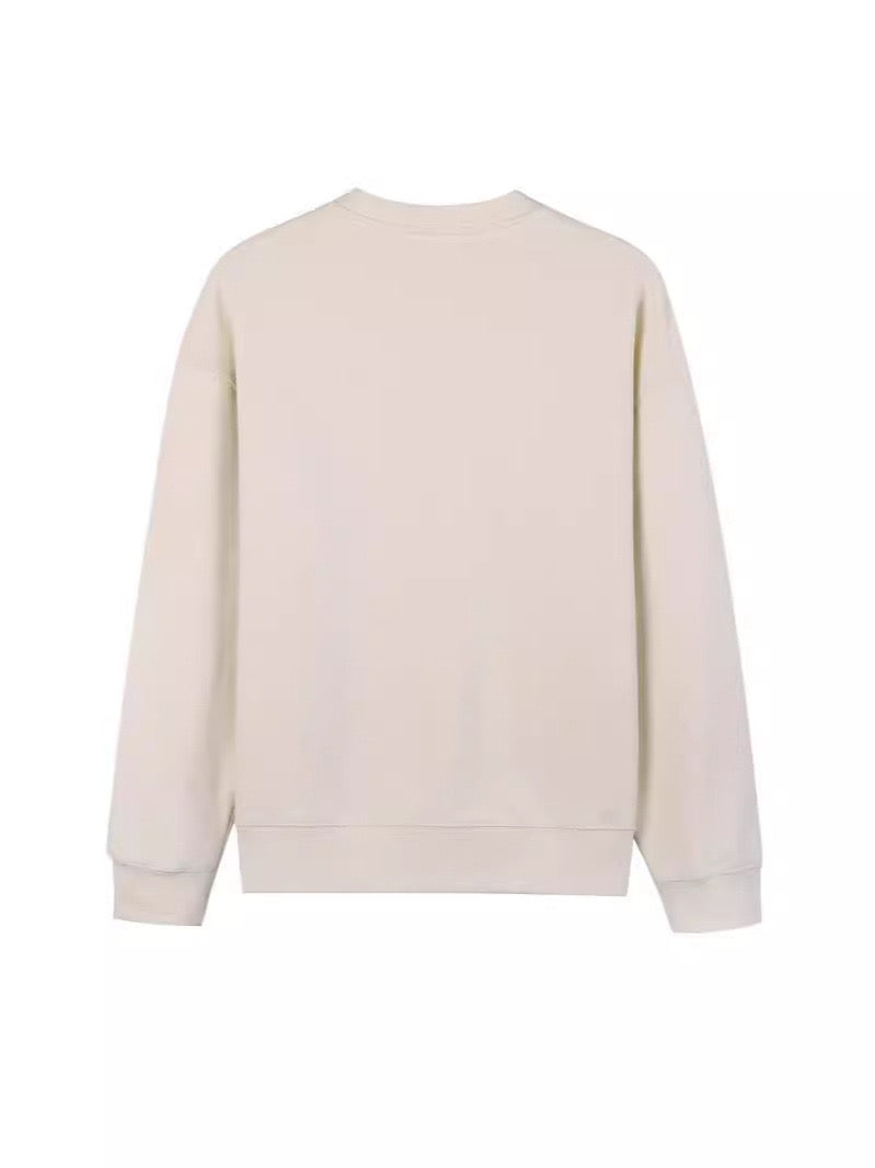 Cairo 380G Cozy Heavyweight Crewneck Sweatshirt - Milk