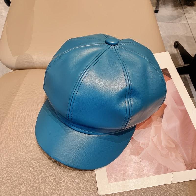 Adair Retro Leather Cap