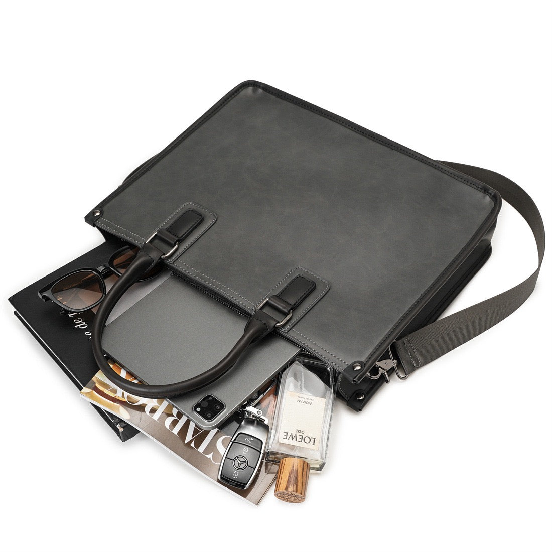 Aleah 2.0 Satchel (Laptop) Bag - Grey