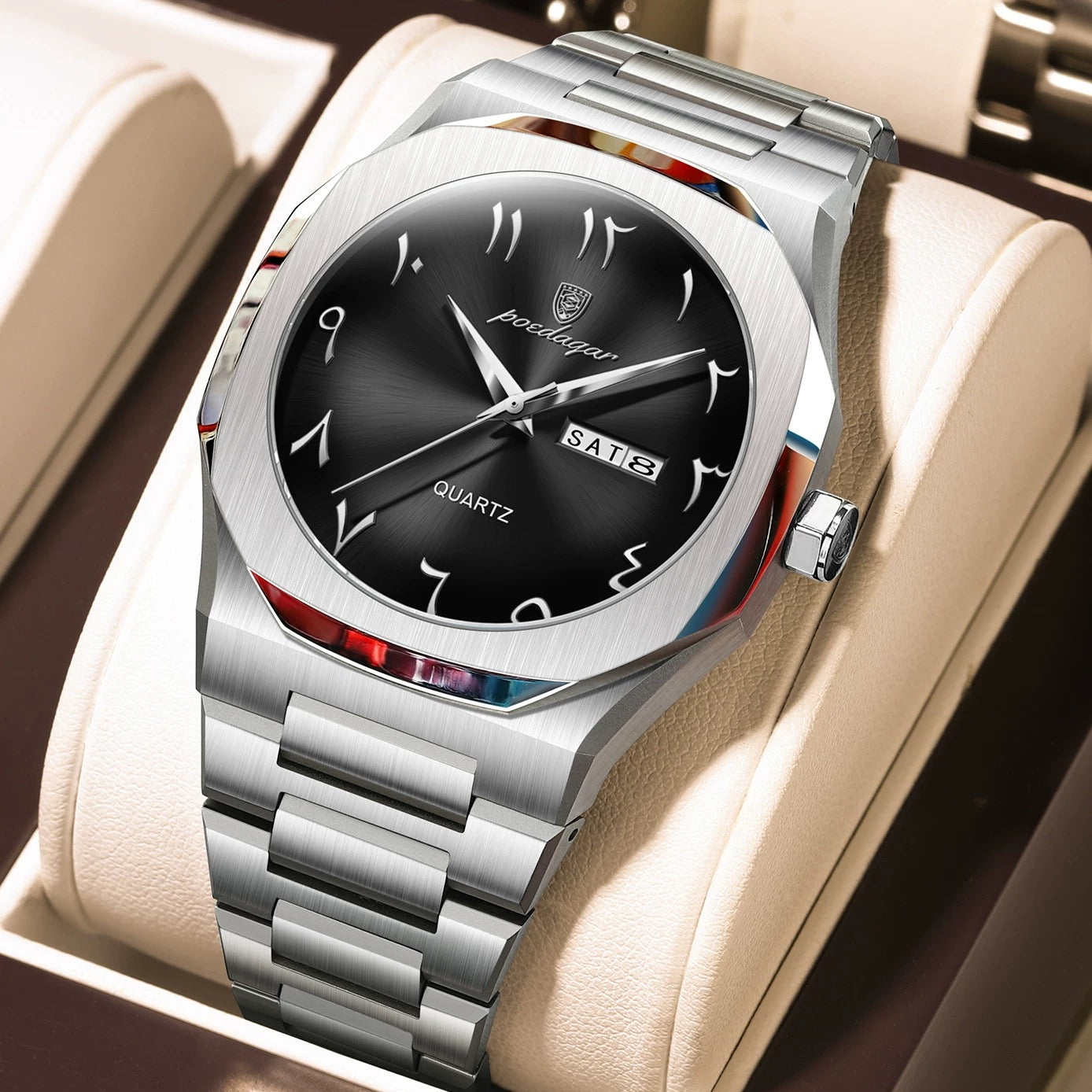 Alba Stainless Wristwatch 2.0 - Silver/Black