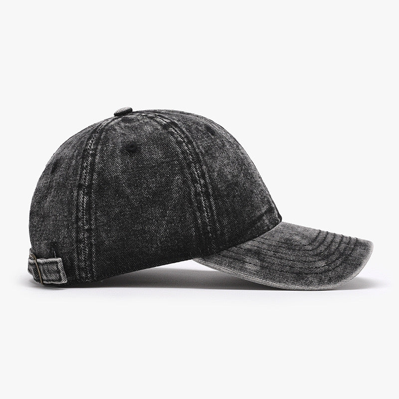Austin Washed Denim Baseball Cap (96GSM)