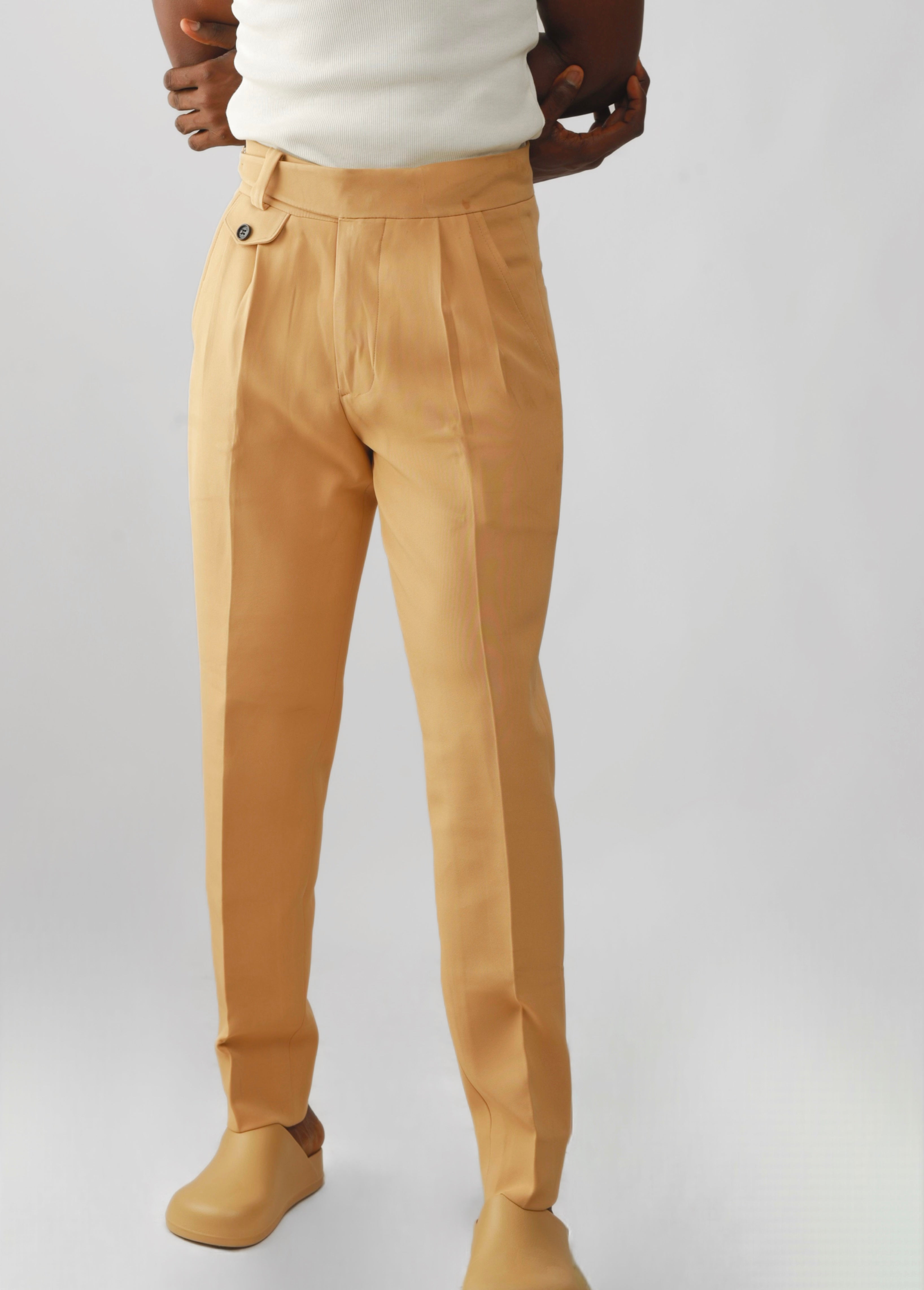 Cairo Oxford Workwear Regular Fit Trouser - Khaki-2