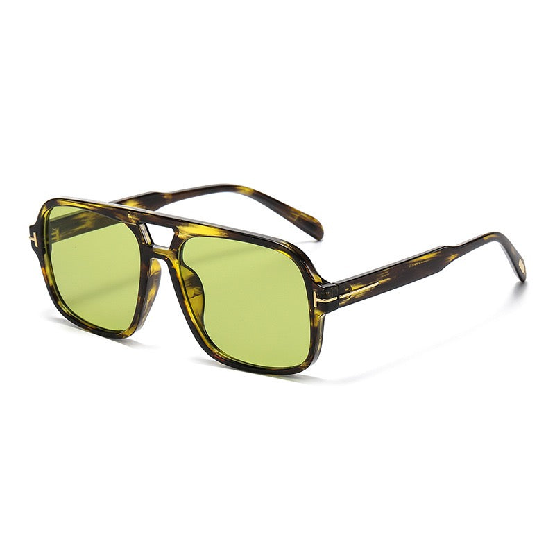 Amari Unisex Glasses - Hawksbill/Green-1