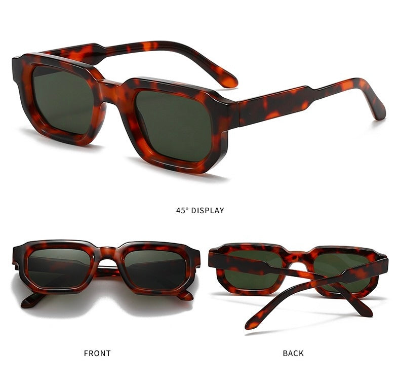 Adonis Unisex Glasses - Hawksbill/Green-2