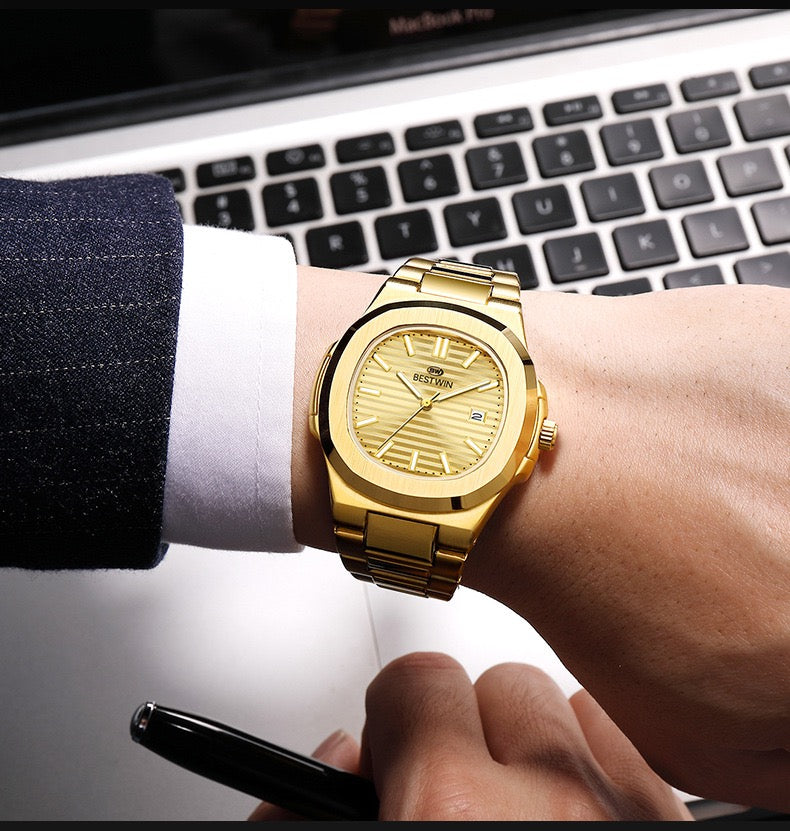 Aria Stainless Wristwatch - Silver/Black