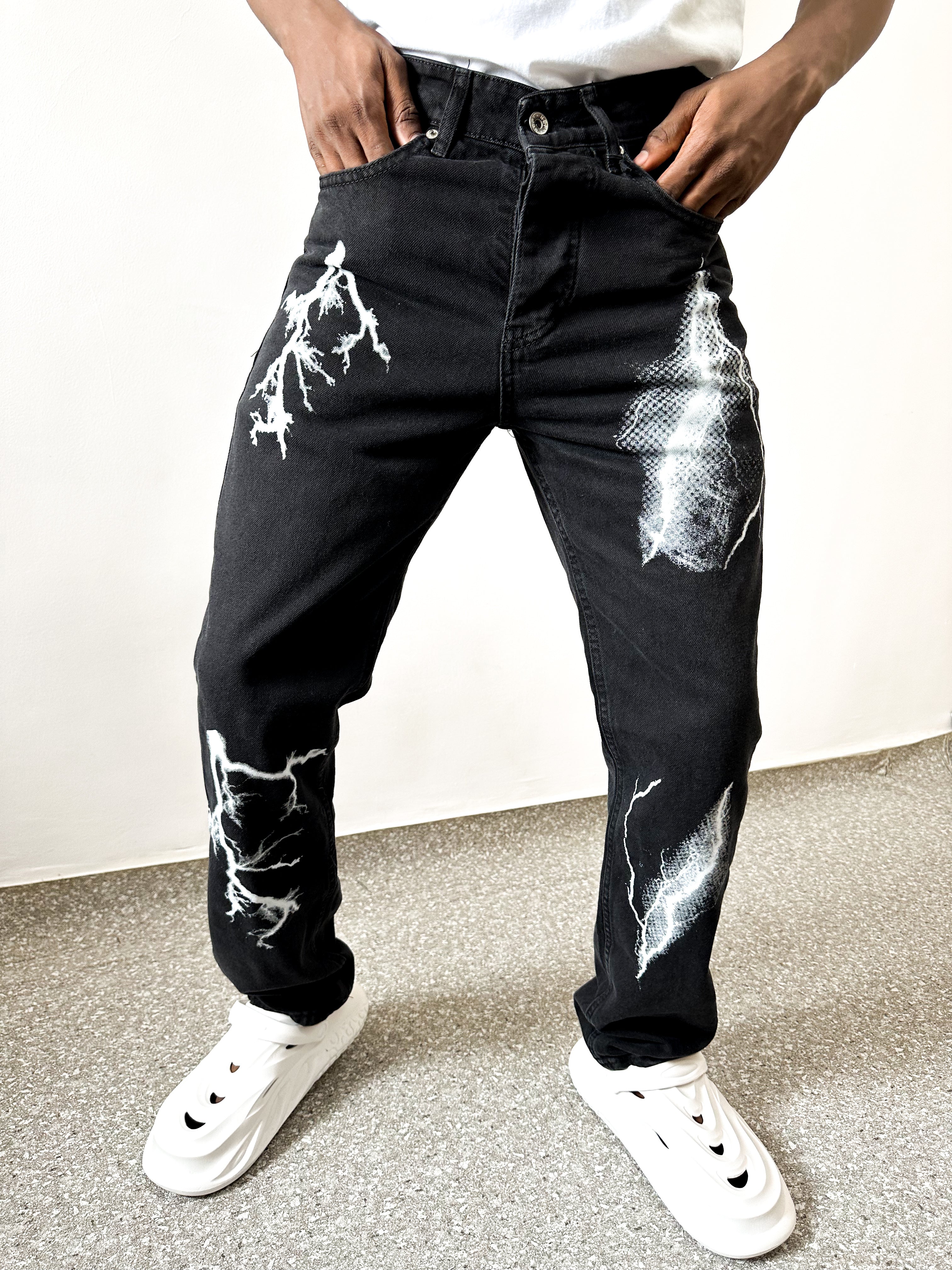 Chevelle Thunderbolt Relaxed Baggy Boyfriend Jeans-6