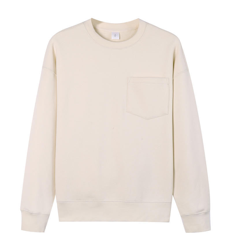Cairo 380G Cozy Heavyweight Crewneck Sweatshirt - Milk