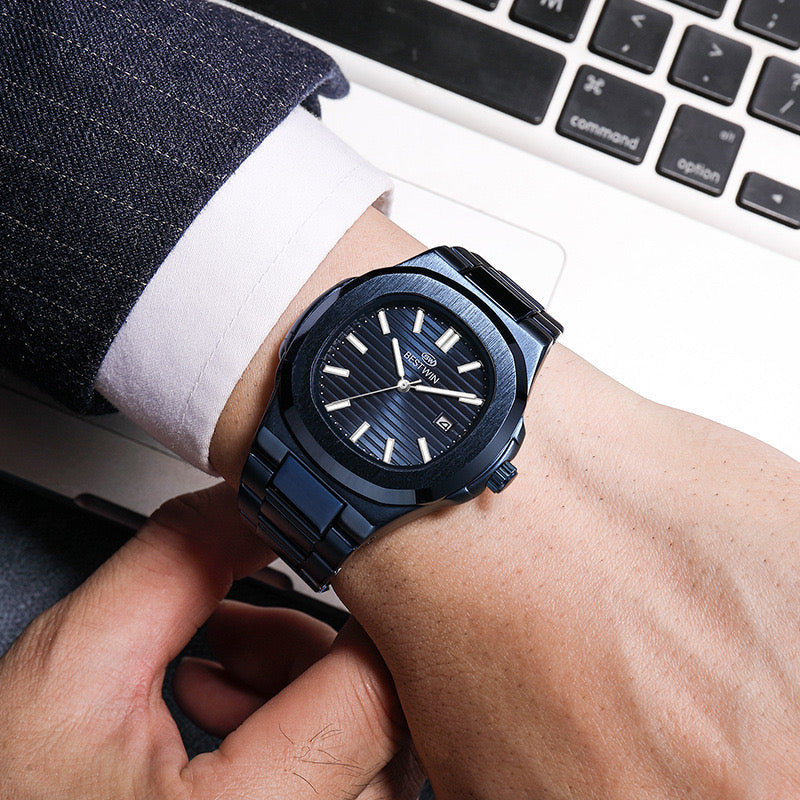 Aria Stainless Wristwatch - Silver/Black
