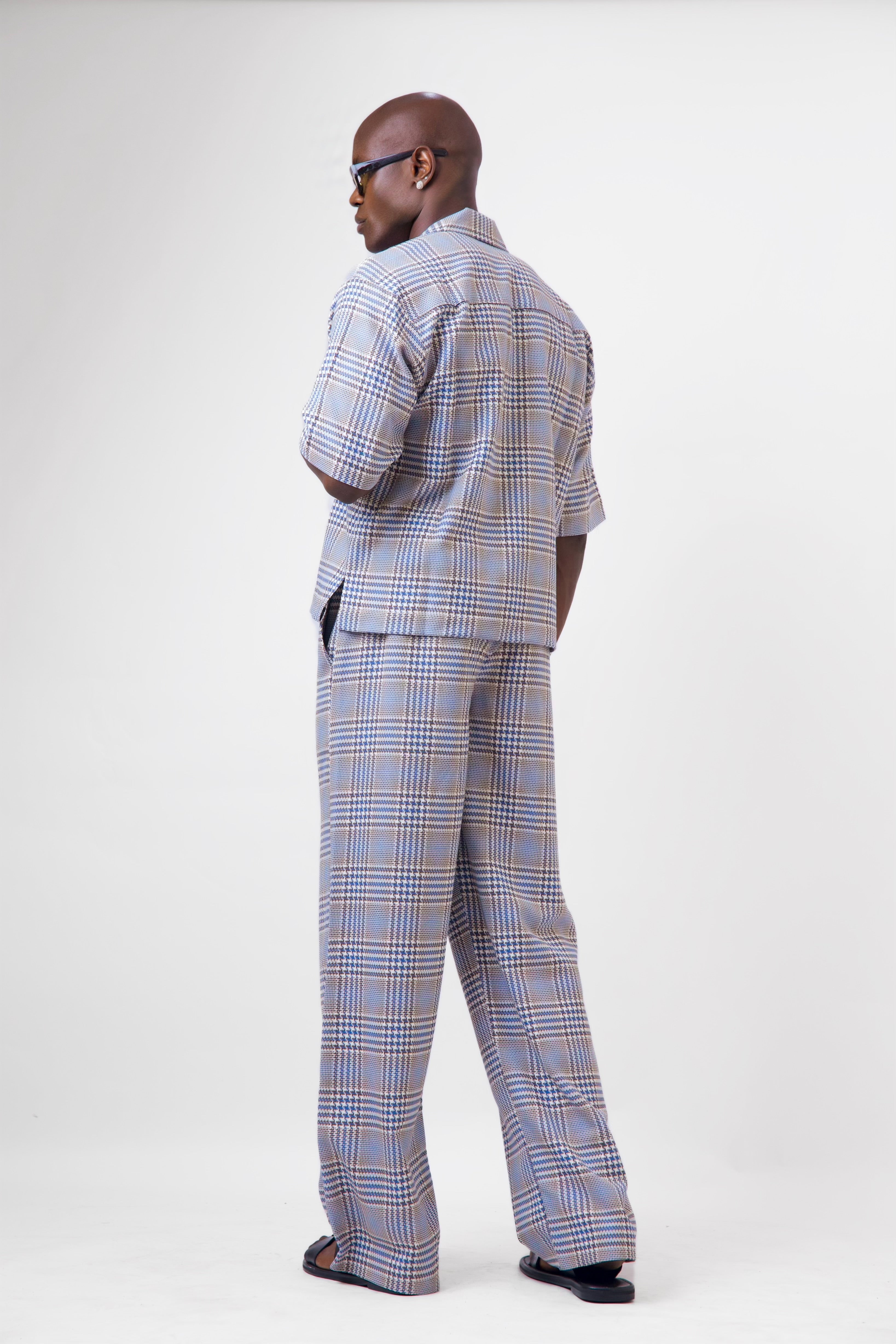 Cai eaZy Baggy Drawstring Tweed Pants-3