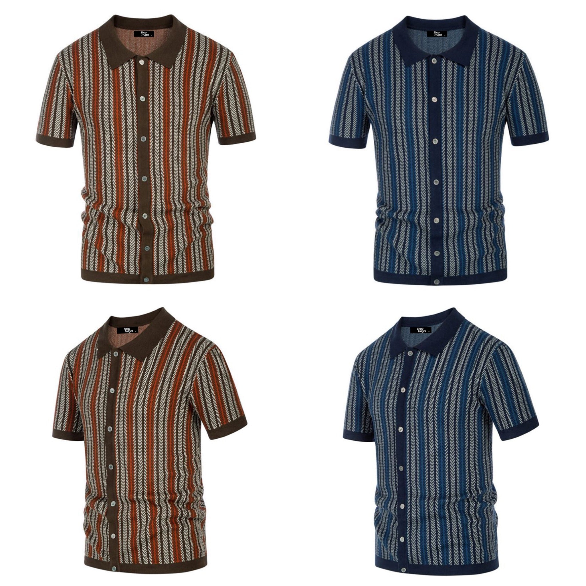 Cairo Button Down Leaf Print Viscose Shirt