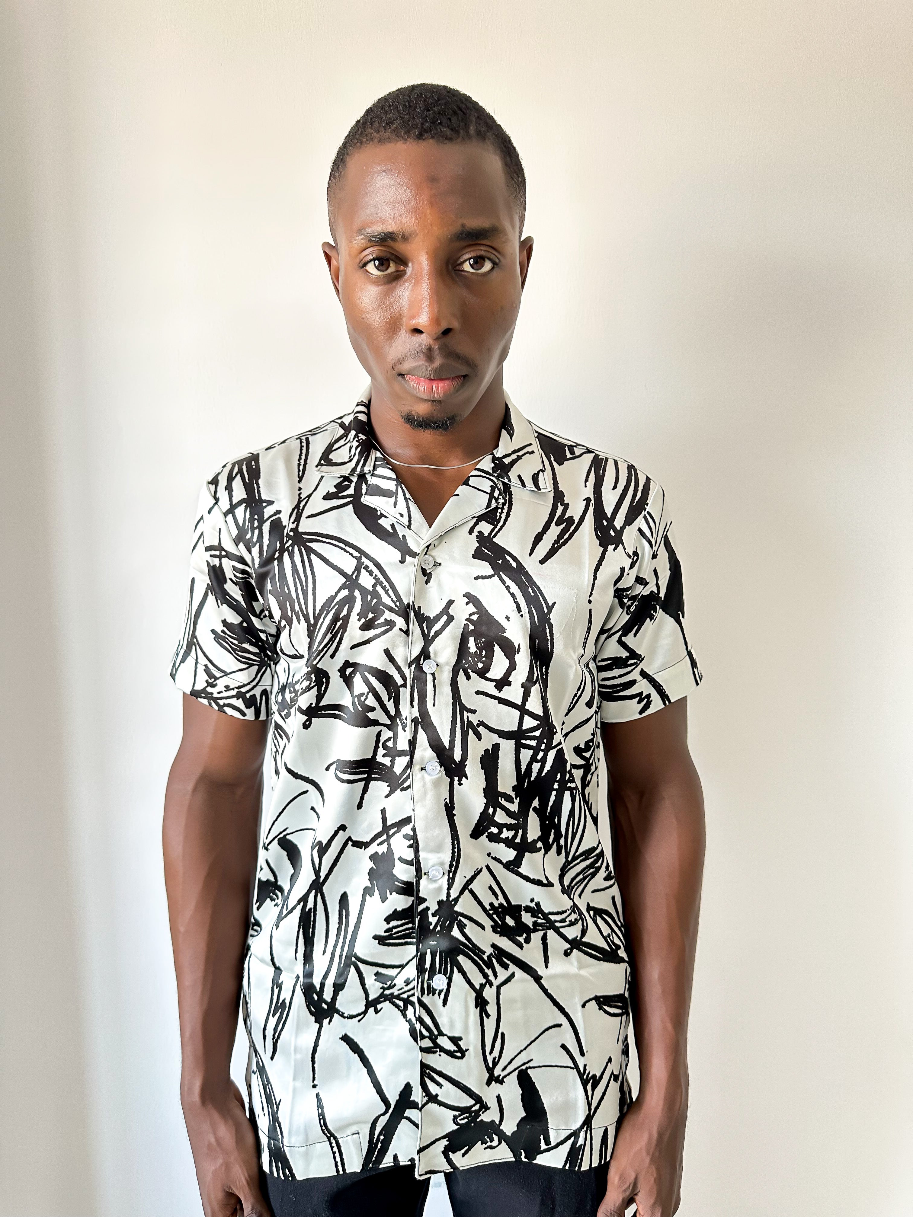 Cairo Doodle Print Shirt-6