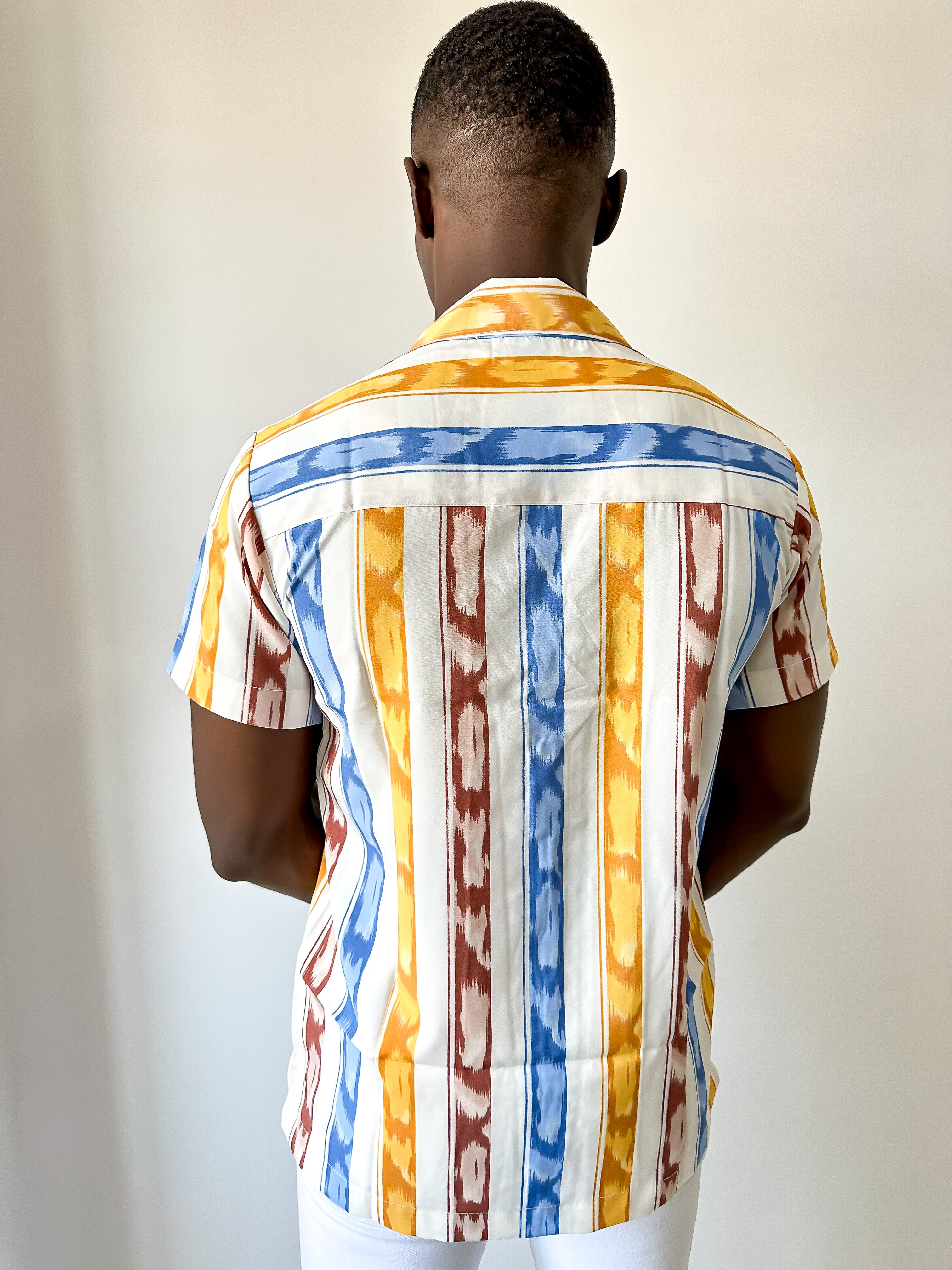Clare Stripe Print Shirt-9