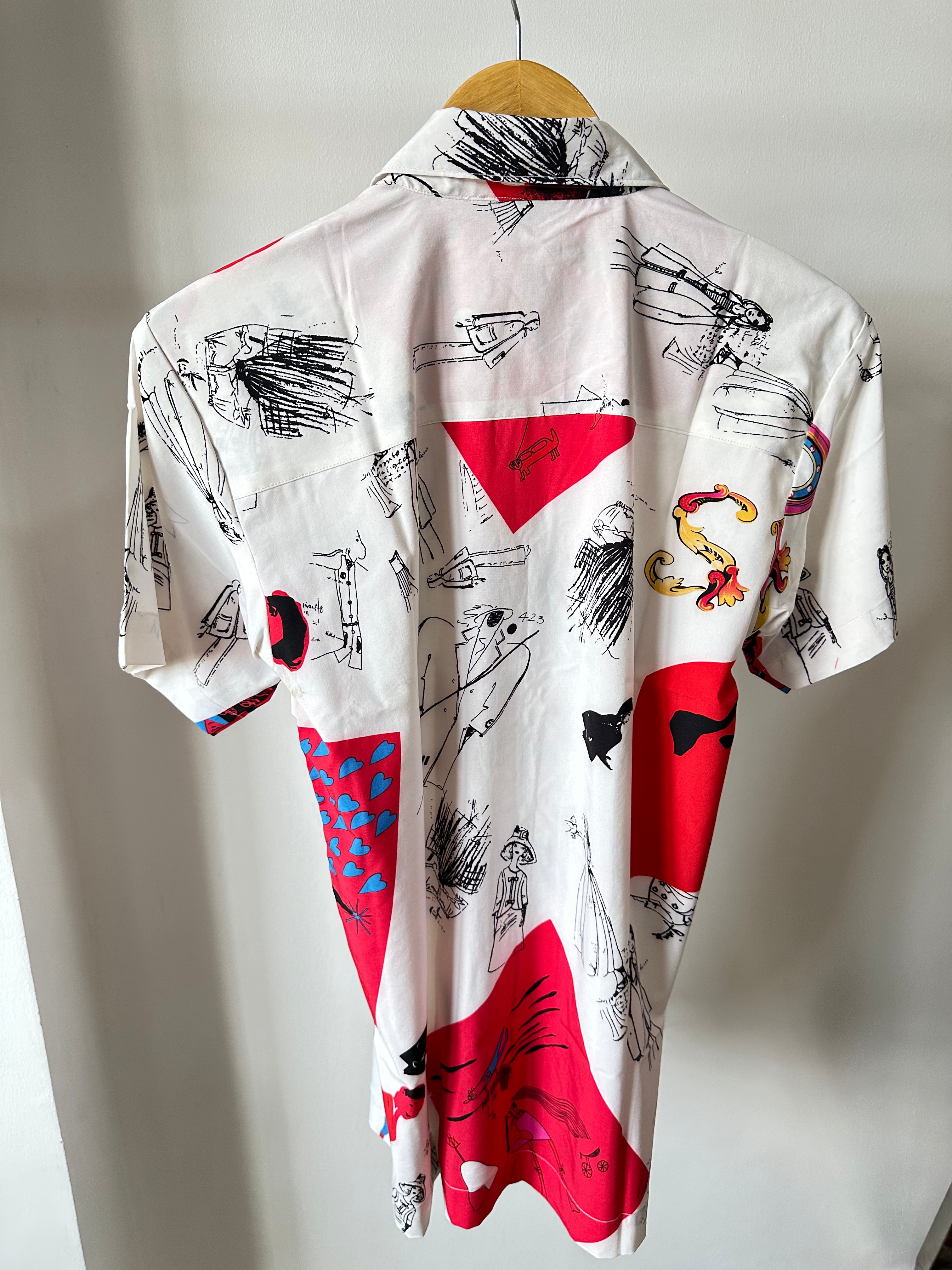 Cyrus Abstract Print Shirt-4