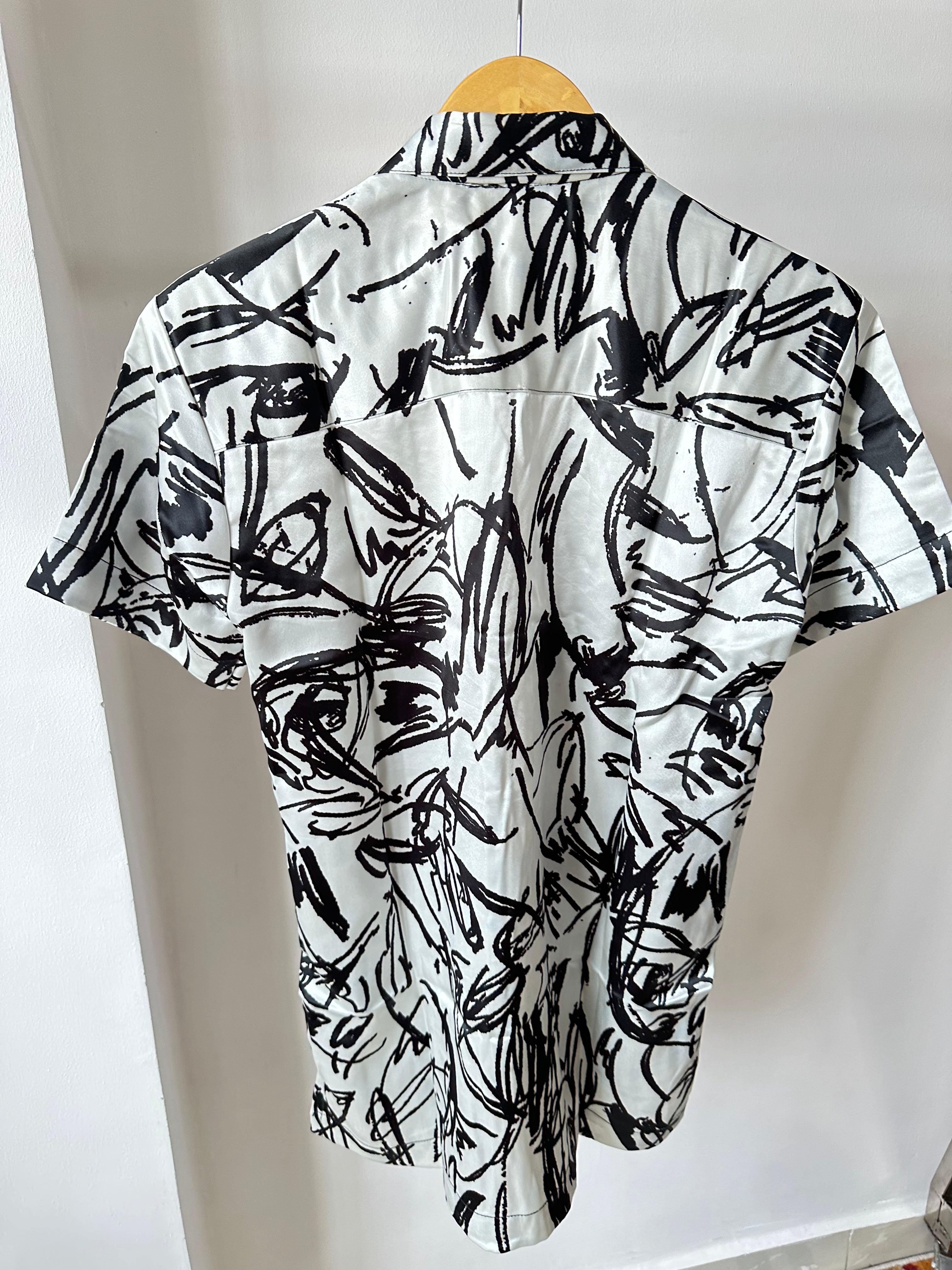 Cairo Doodle Print Shirt-7