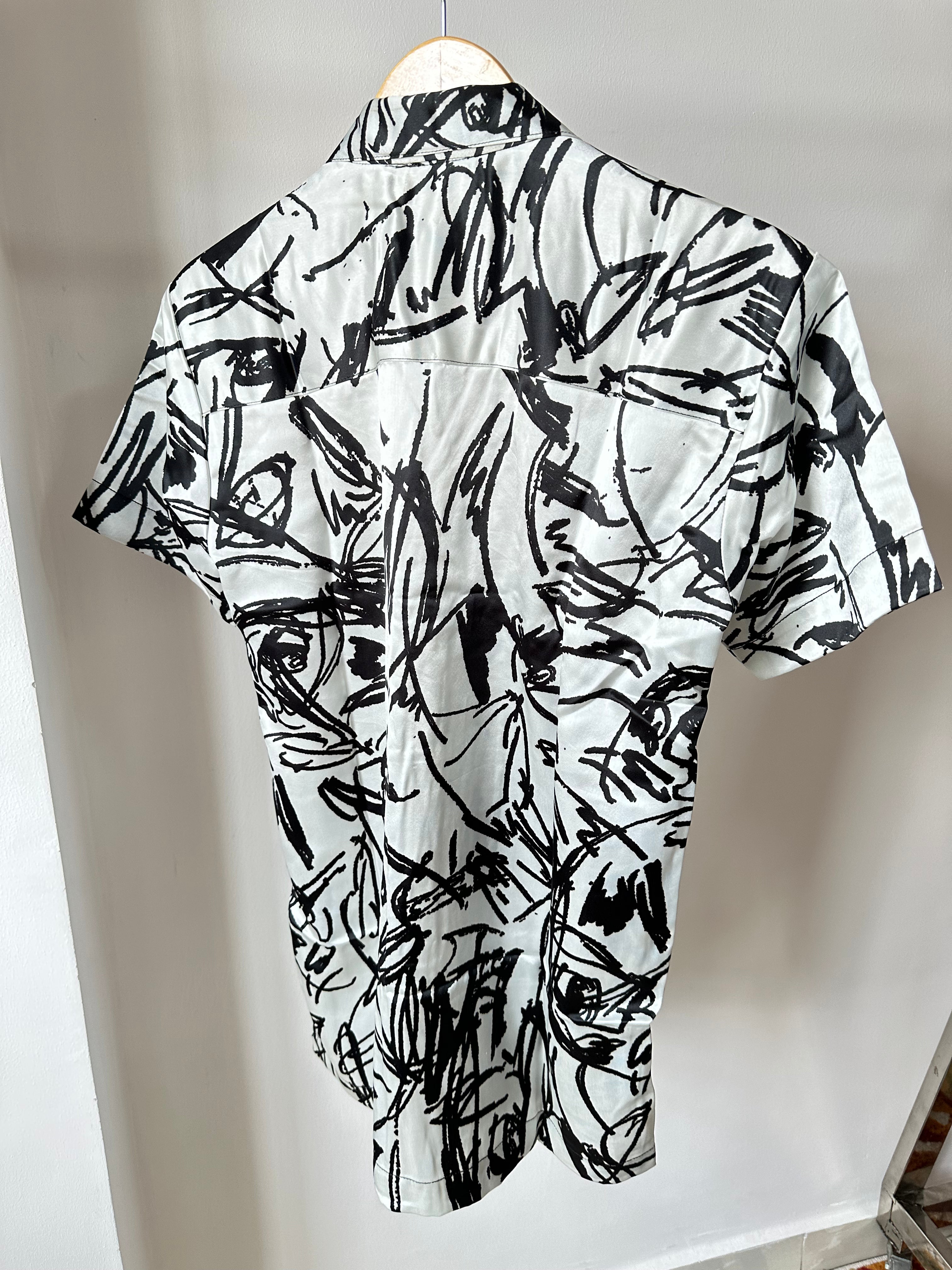 Cairo Doodle Print Shirt-4