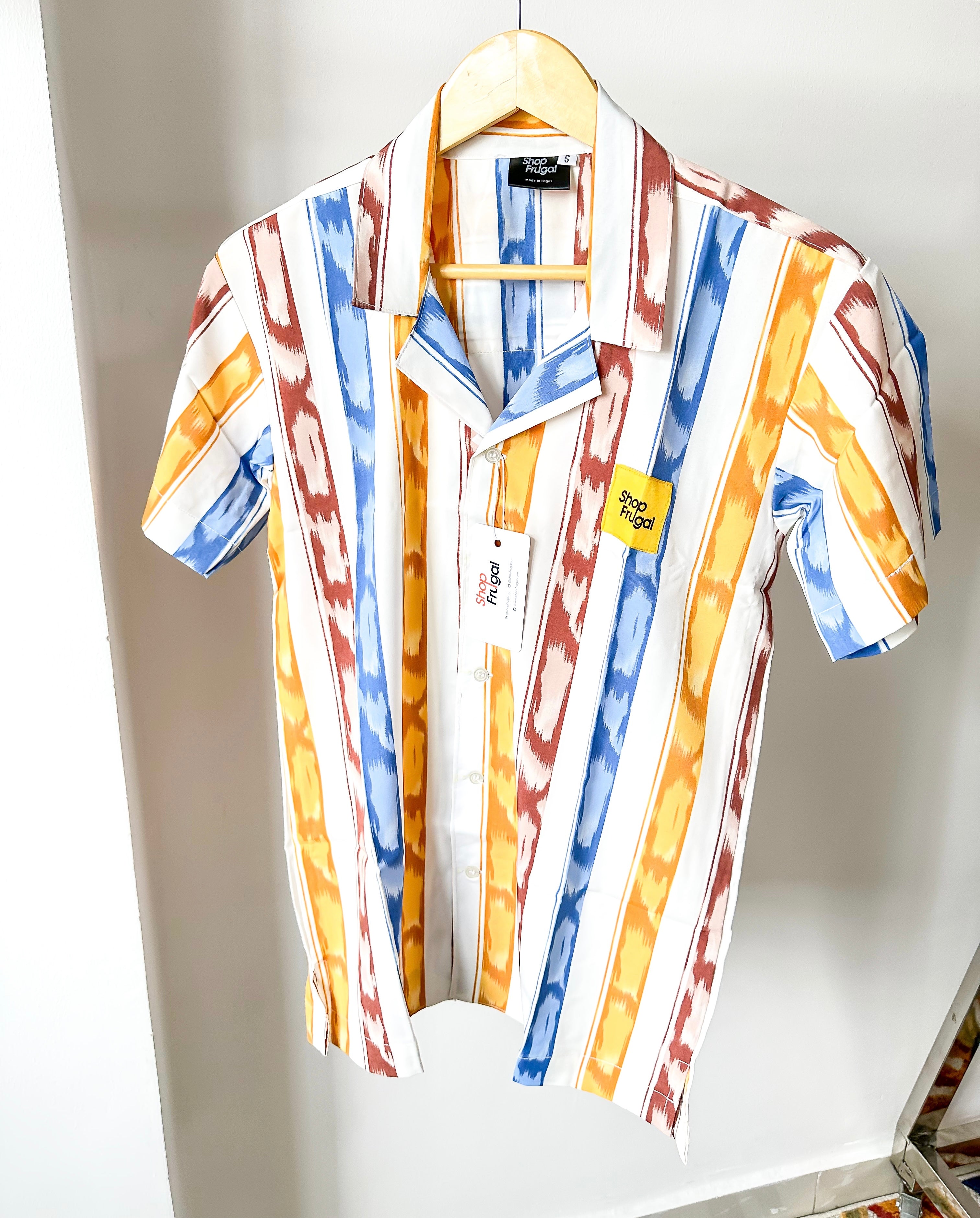 Clare Stripe Print Shirt-6