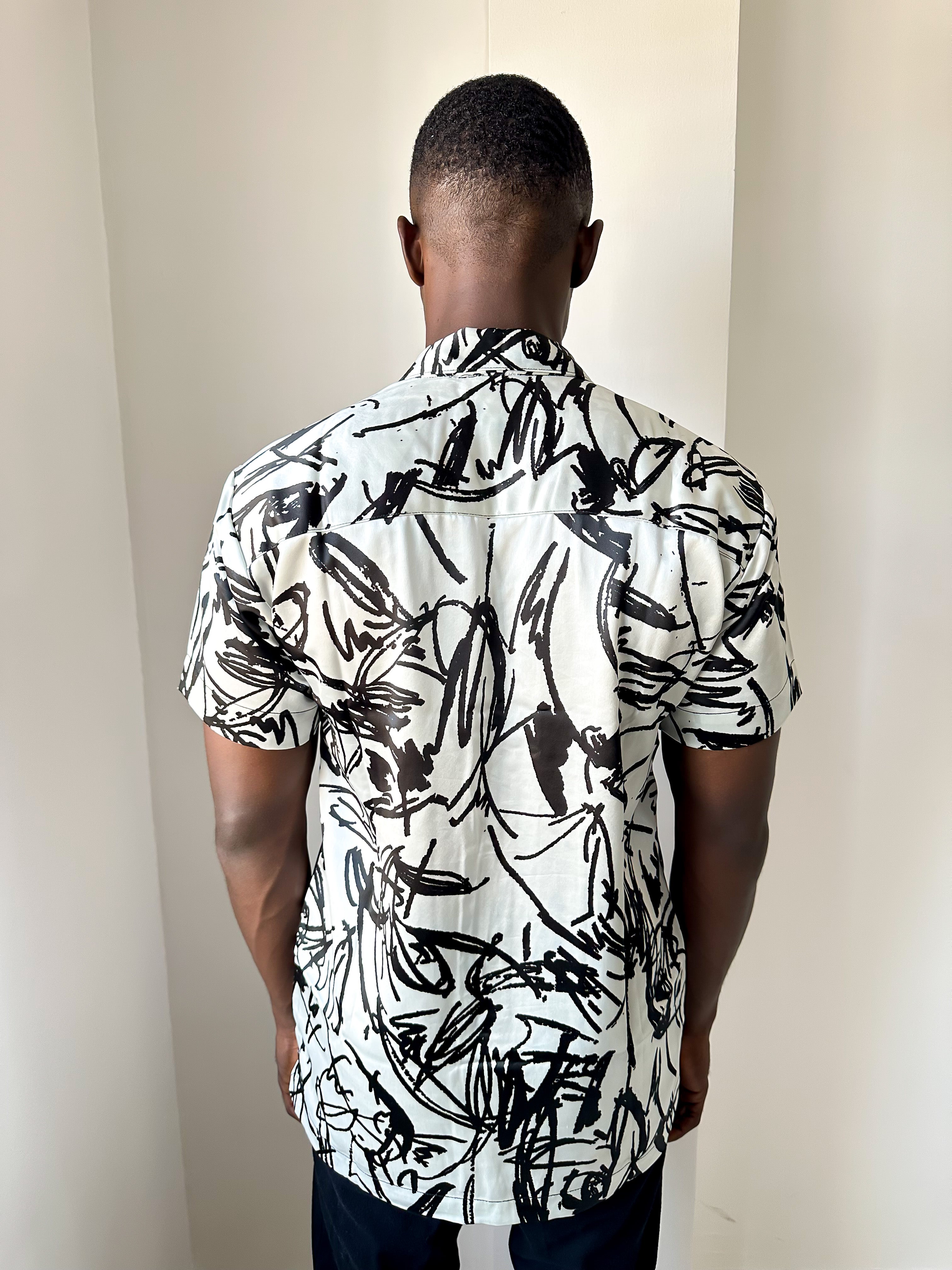 Cairo Doodle Print Shirt-5
