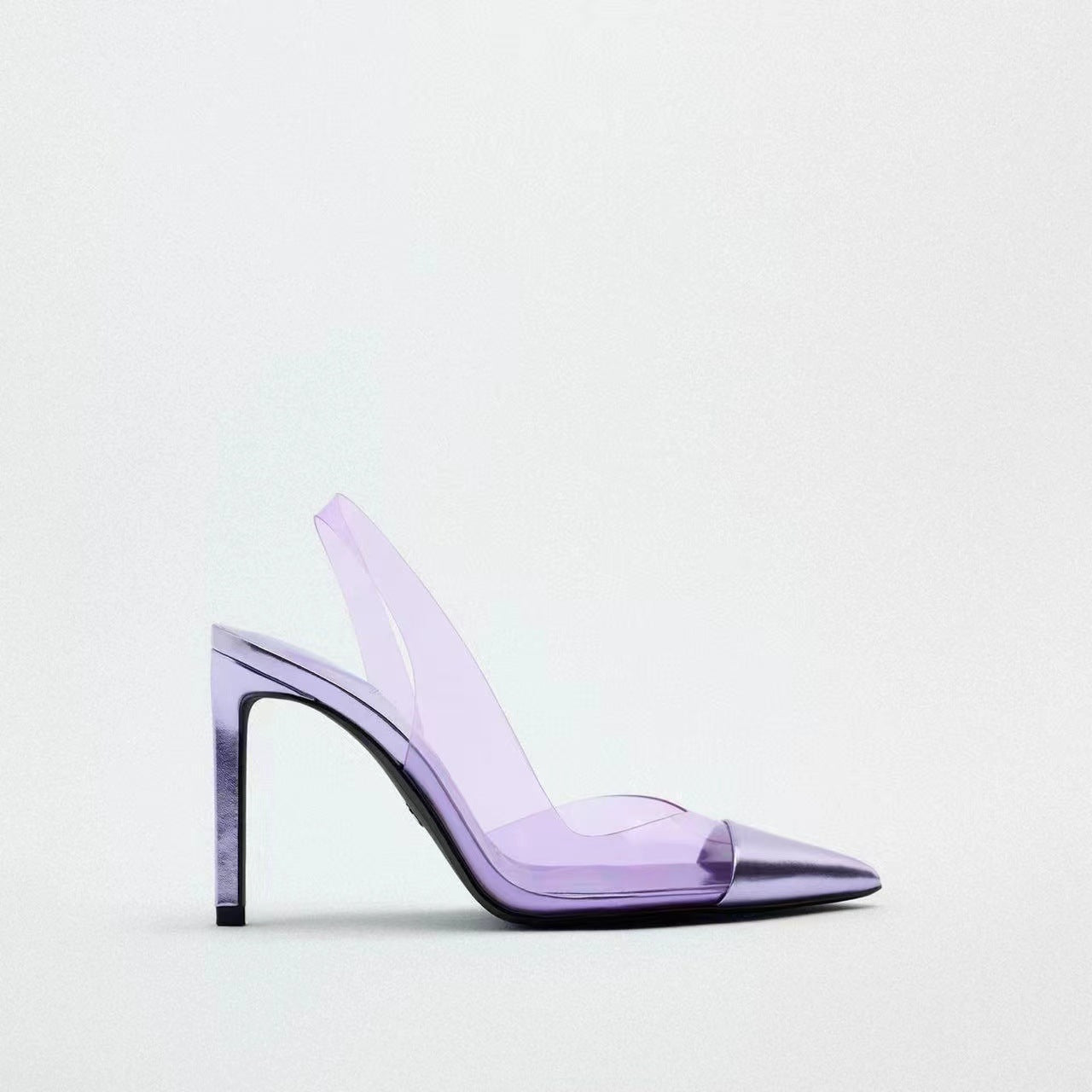 Perspex 2025 slingback heels